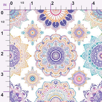 Boho Medallions Pattern 6 Minky Fabric