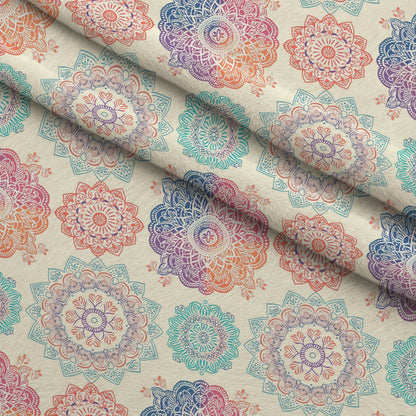 Boho Medallions Pattern 7 Minky Fabric