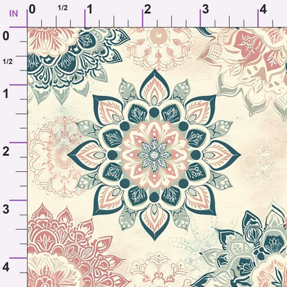 Boho Medallions Pattern 9 Minky Fabric