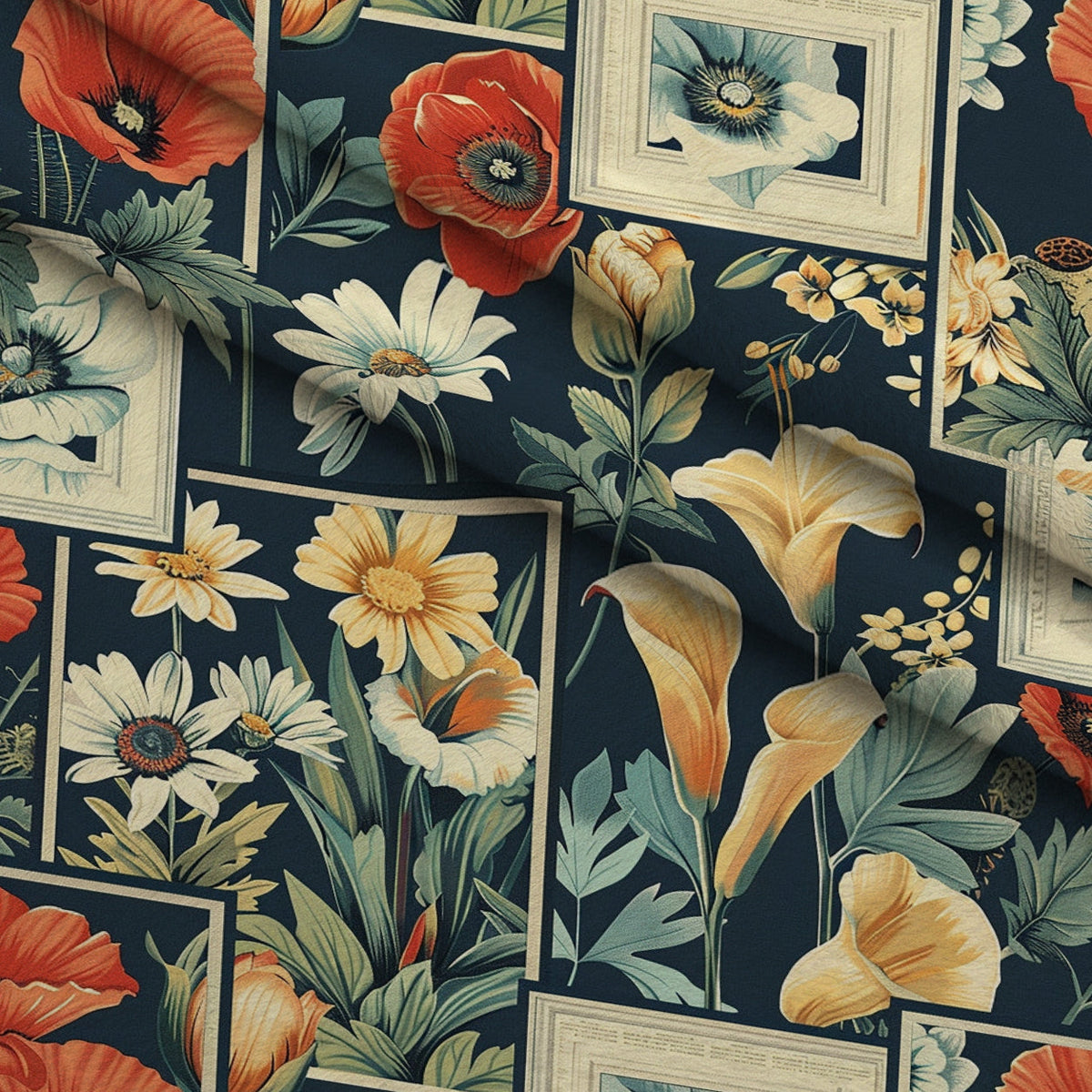 Botanical Tarot Pattern 12 Minky Fabric
