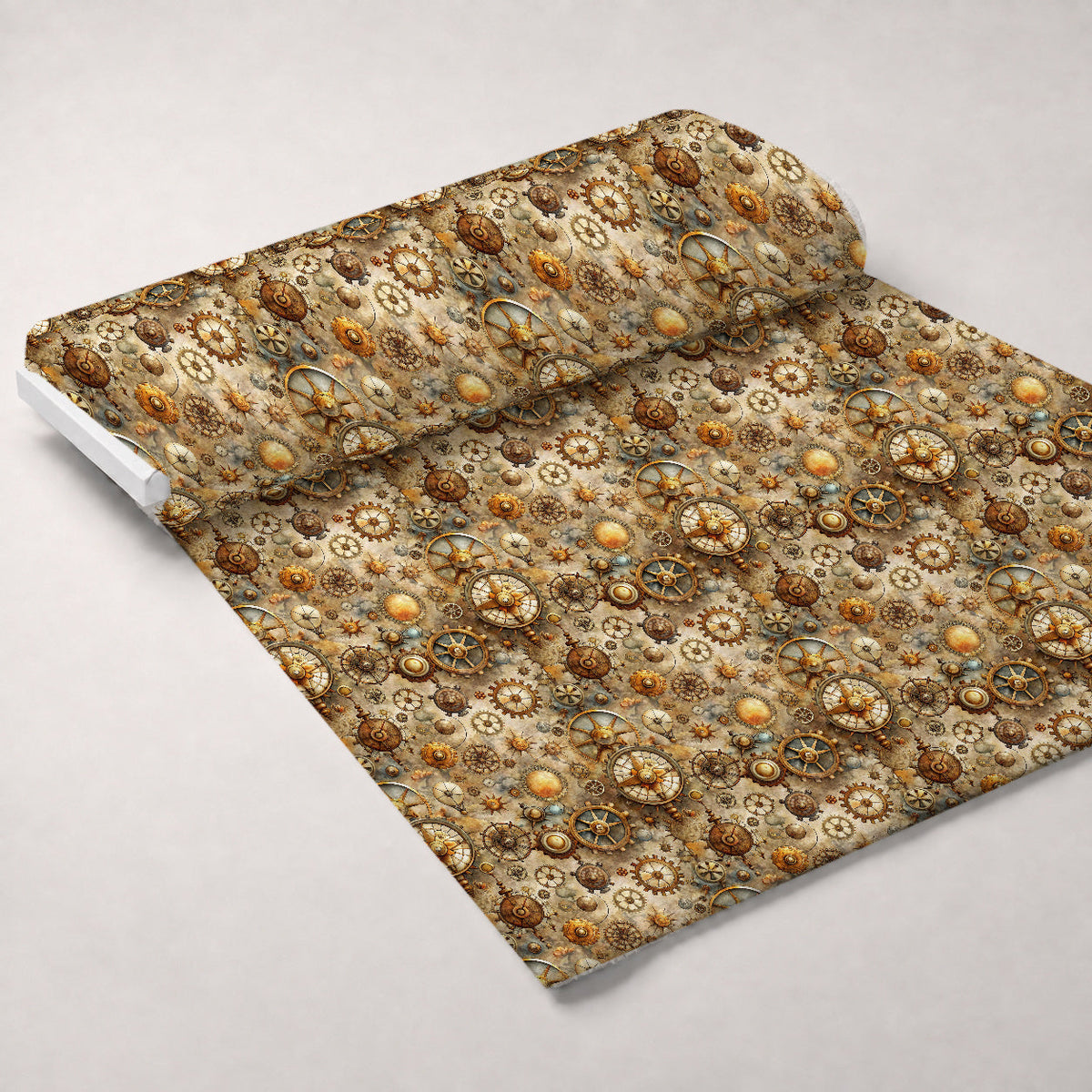 Brass Atlas Pattern 1 Minky Fabric