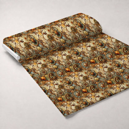 Brass Atlas Pattern 10 Minky Fabric