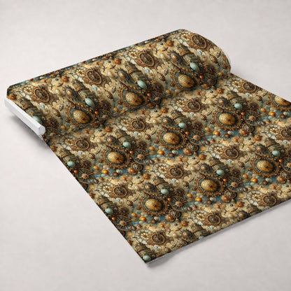 Brass Atlas Pattern 9 Minky Fabric