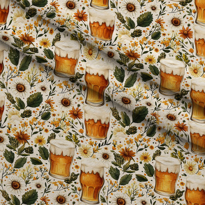 Brewery Blooms Pattern 11 Minky Fabric