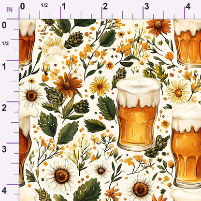 Brewery Blooms Pattern 11 Minky Fabric