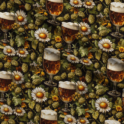 Brewery Blooms Pattern 12 Minky Fabric