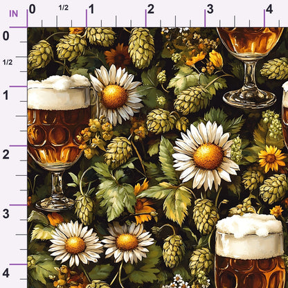 Brewery Blooms Pattern 12 Minky Fabric