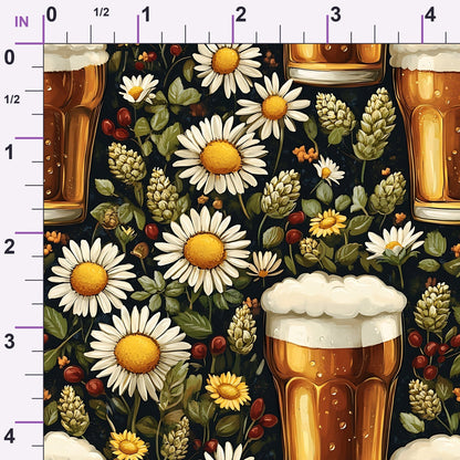 Brewery Blooms Pattern 15 Minky Fabric