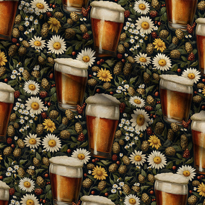 Brewery Blooms Pattern 16 Minky Fabric