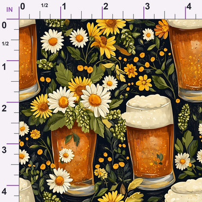 Brewery Blooms Pattern 6 Minky Fabric