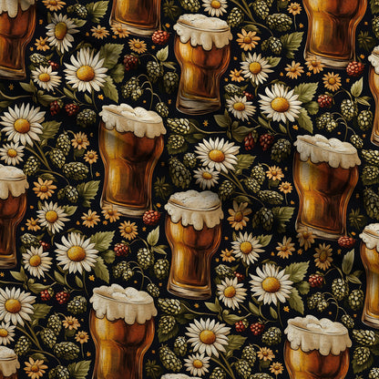 Brewery Blooms Pattern 7 Minky Fabric