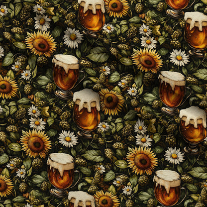 Brewery Blooms Pattern 8 Minky Fabric