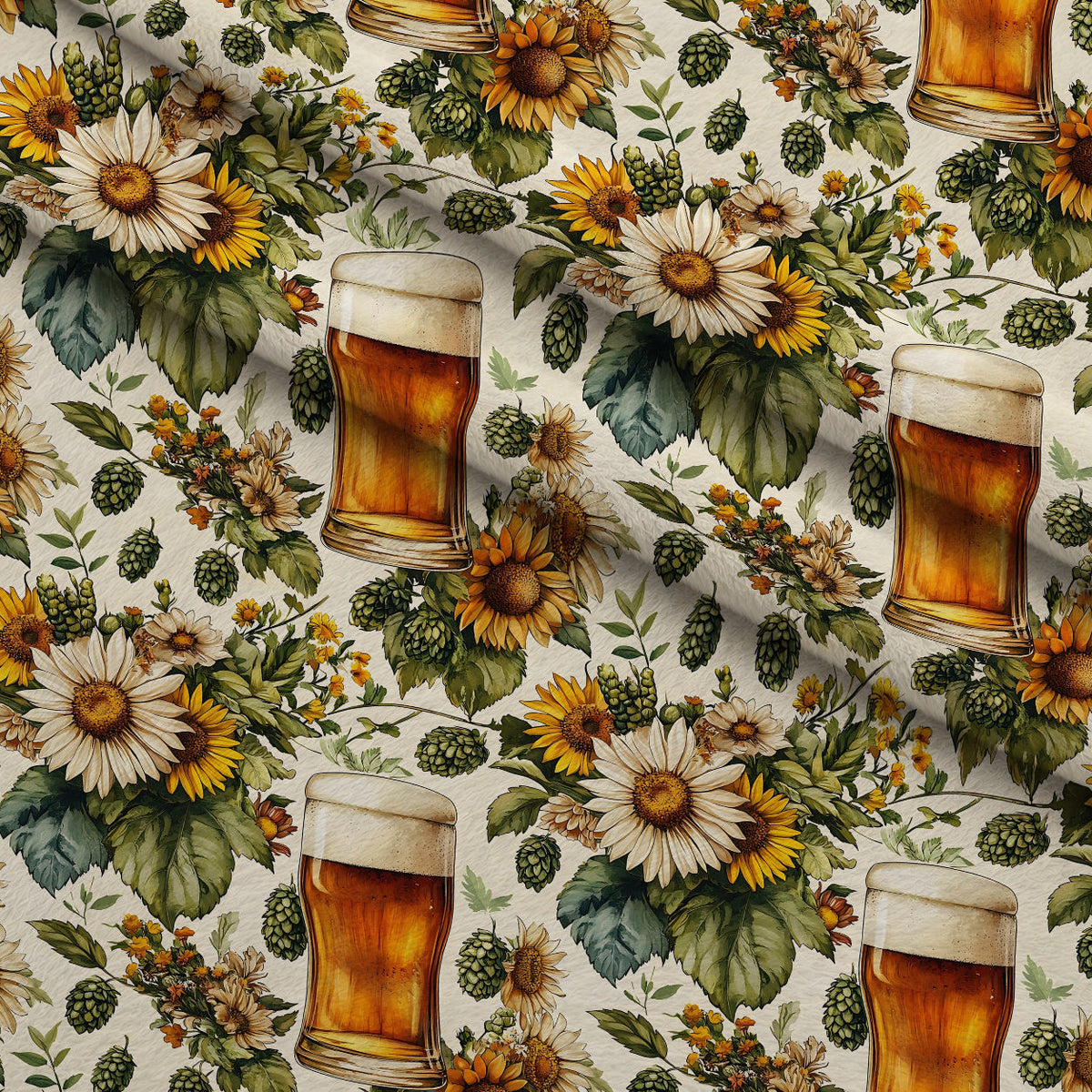 Brewery Blooms Pattern 9 Minky Fabric