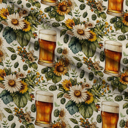 Brewery Blooms Pattern 9 Minky Fabric