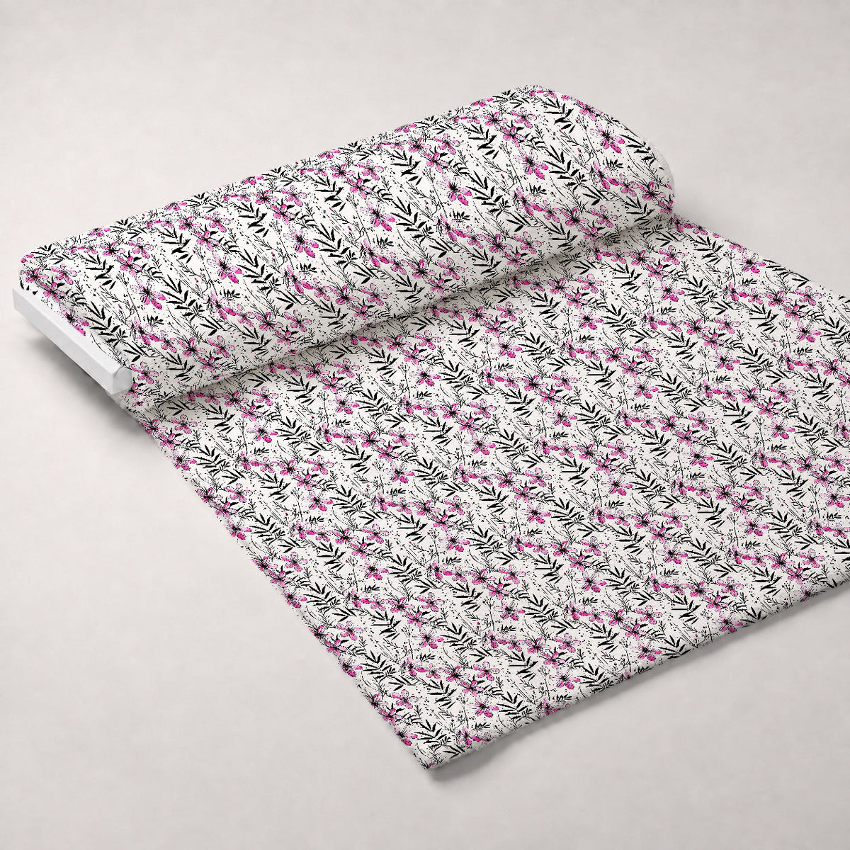 Brushstroke Blooms Pattern 1 Minky Fabric
