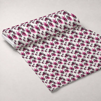 Brushstroke Blooms Pattern 9 Minky Fabric