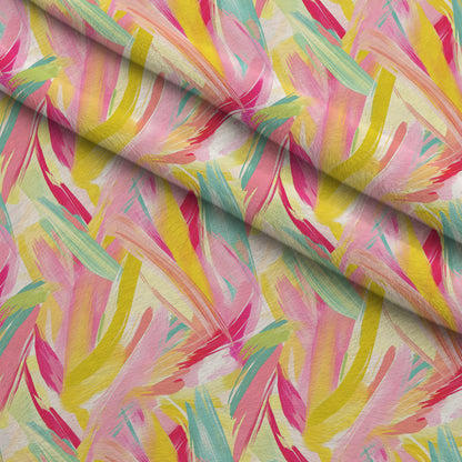 Brushstroke Bouquet Pattern 14 Minky Fabric