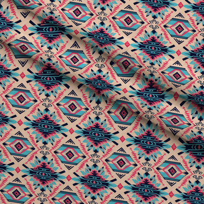 Bubblegum Mesa Pattern 1 Minky Fabric