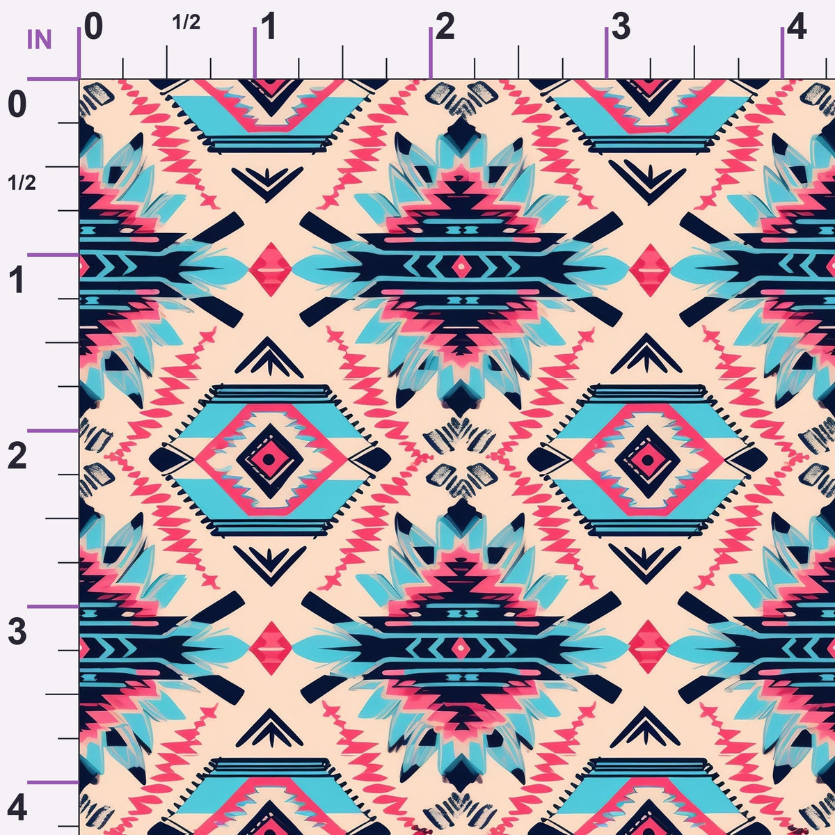 Bubblegum Mesa Pattern 1 Minky Fabric