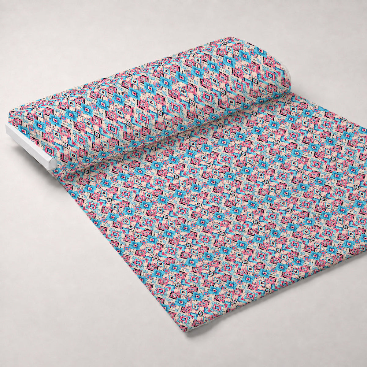 Bubblegum Mesa Pattern 2 Minky Fabric