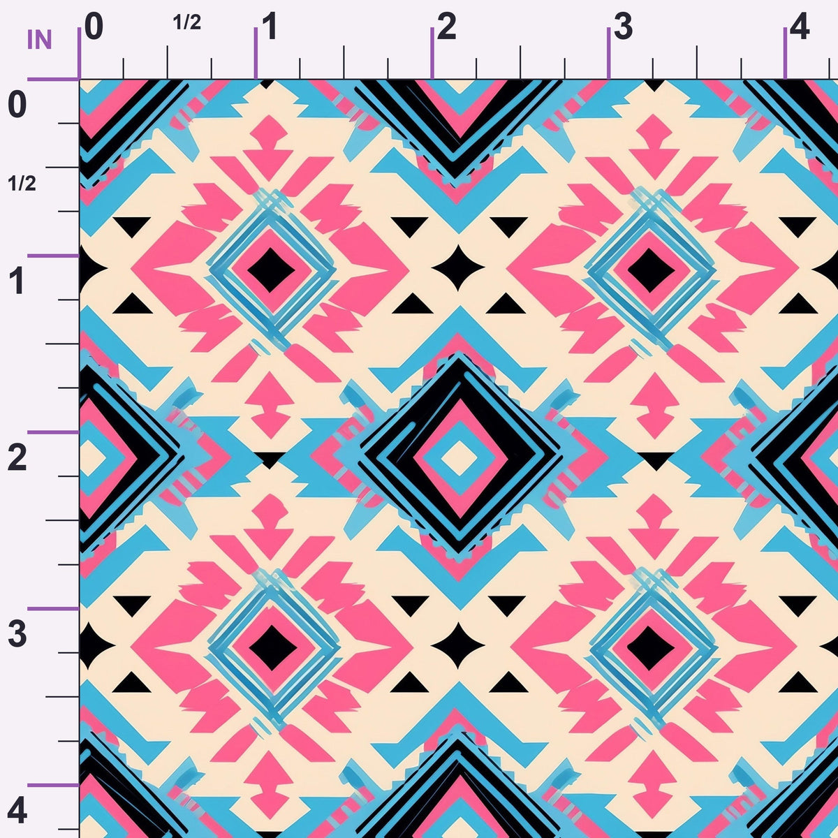 Bubblegum Mesa Pattern 3 Minky Fabric