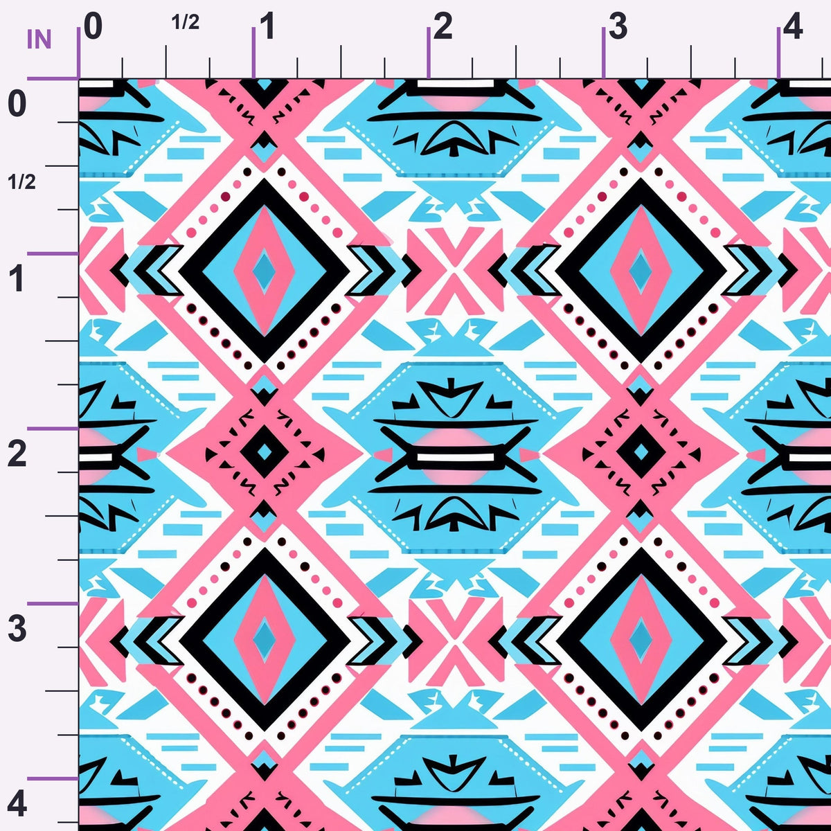 Bubblegum Mesa Pattern 4 Minky Fabric