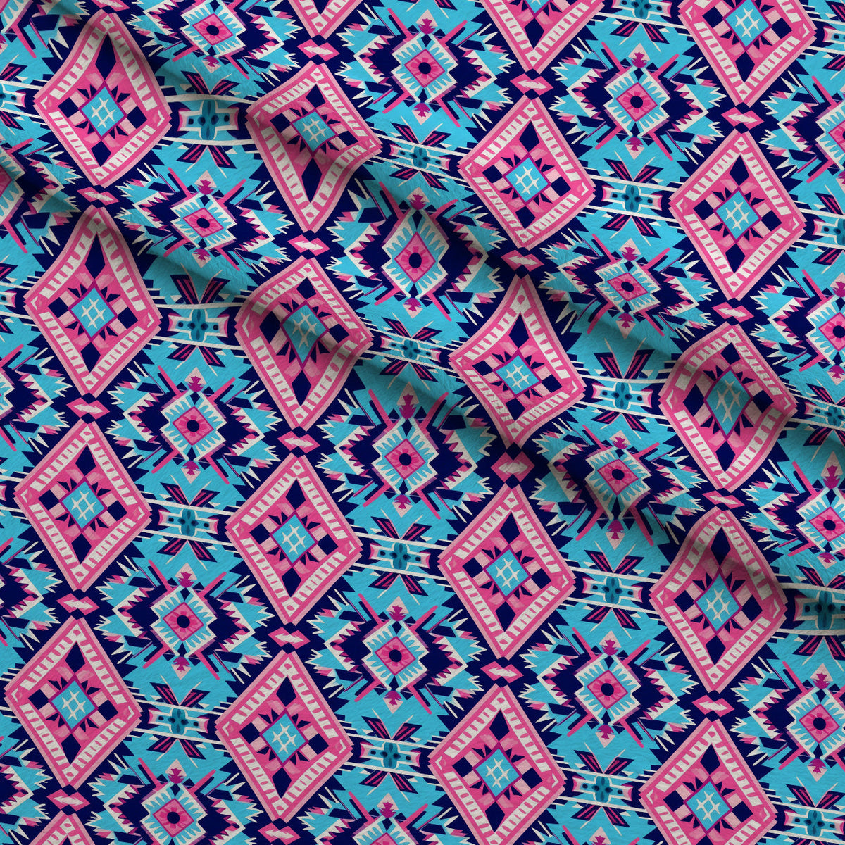 Bubblegum Mesa Pattern 5 Minky Fabric