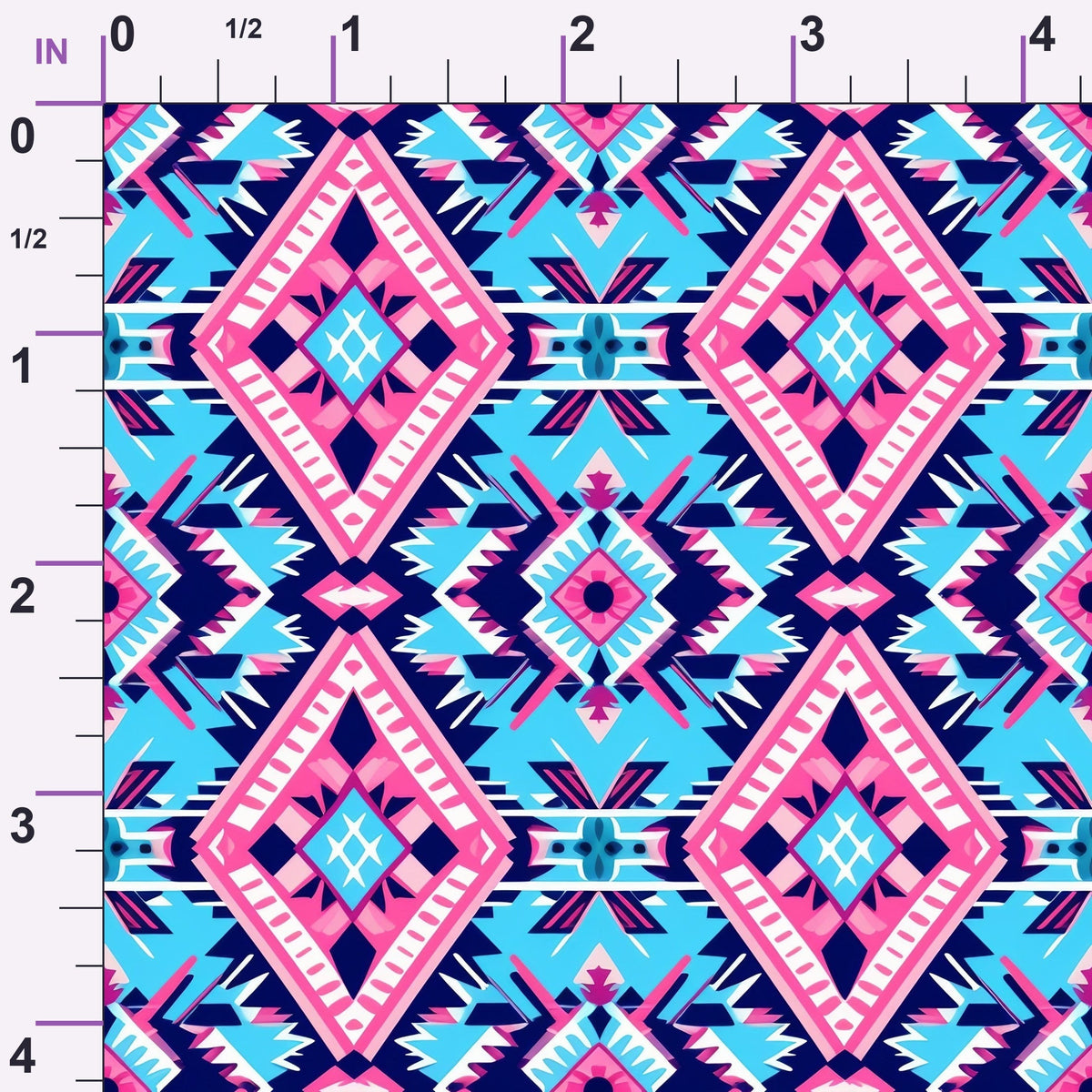 Bubblegum Mesa Pattern 5 Minky Fabric