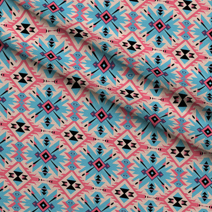 Bubblegum Mesa Pattern 6 Minky Fabric