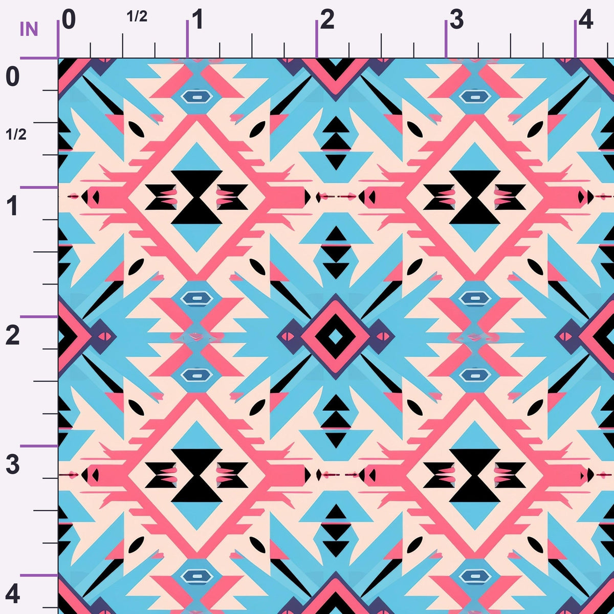 Bubblegum Mesa Pattern 6 Minky Fabric