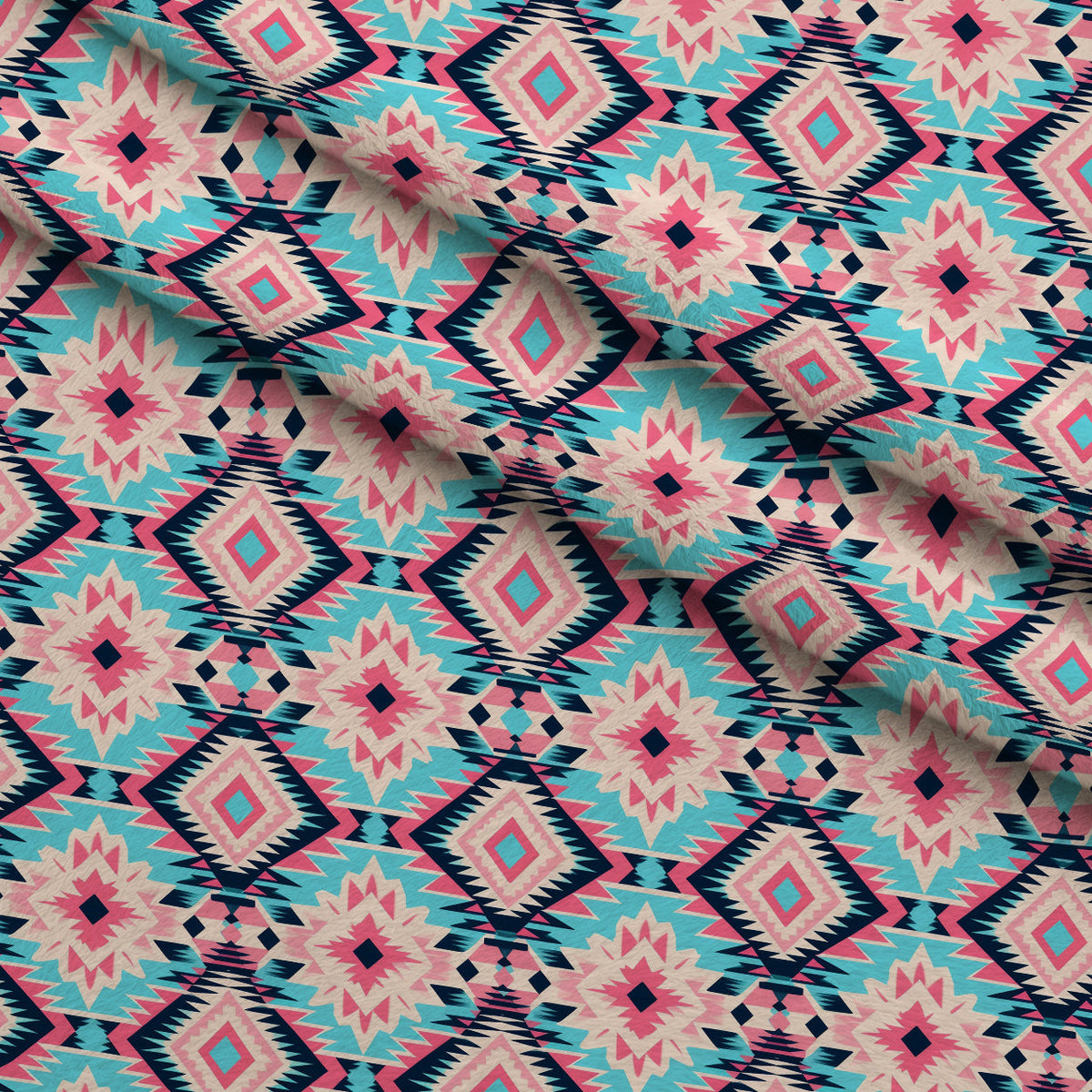 Bubblegum Mesa Pattern 7 Minky Fabric