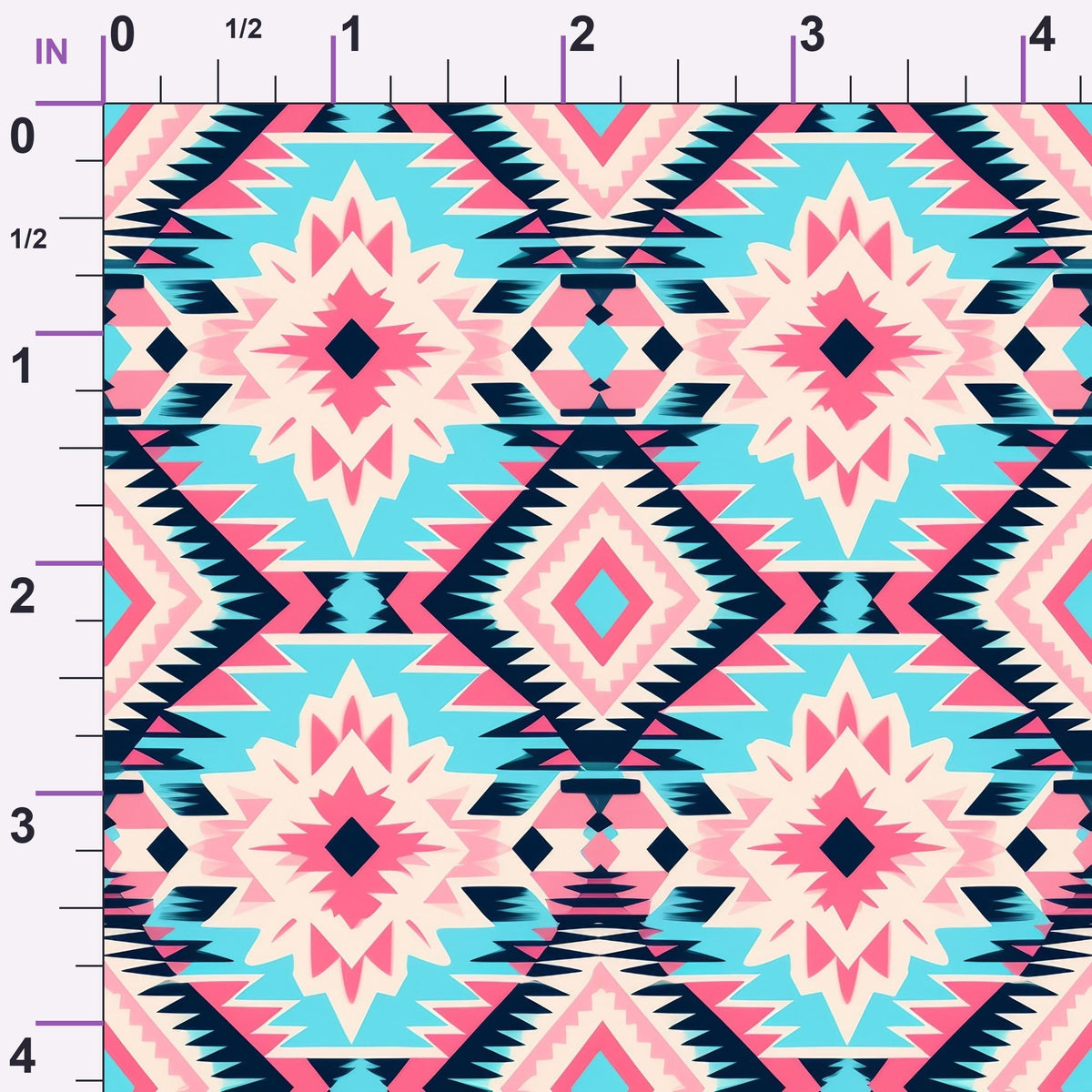 Bubblegum Mesa Pattern 7 Minky Fabric