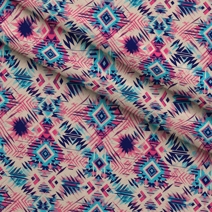 Bubblegum Mesa Pattern 8 Minky Fabric