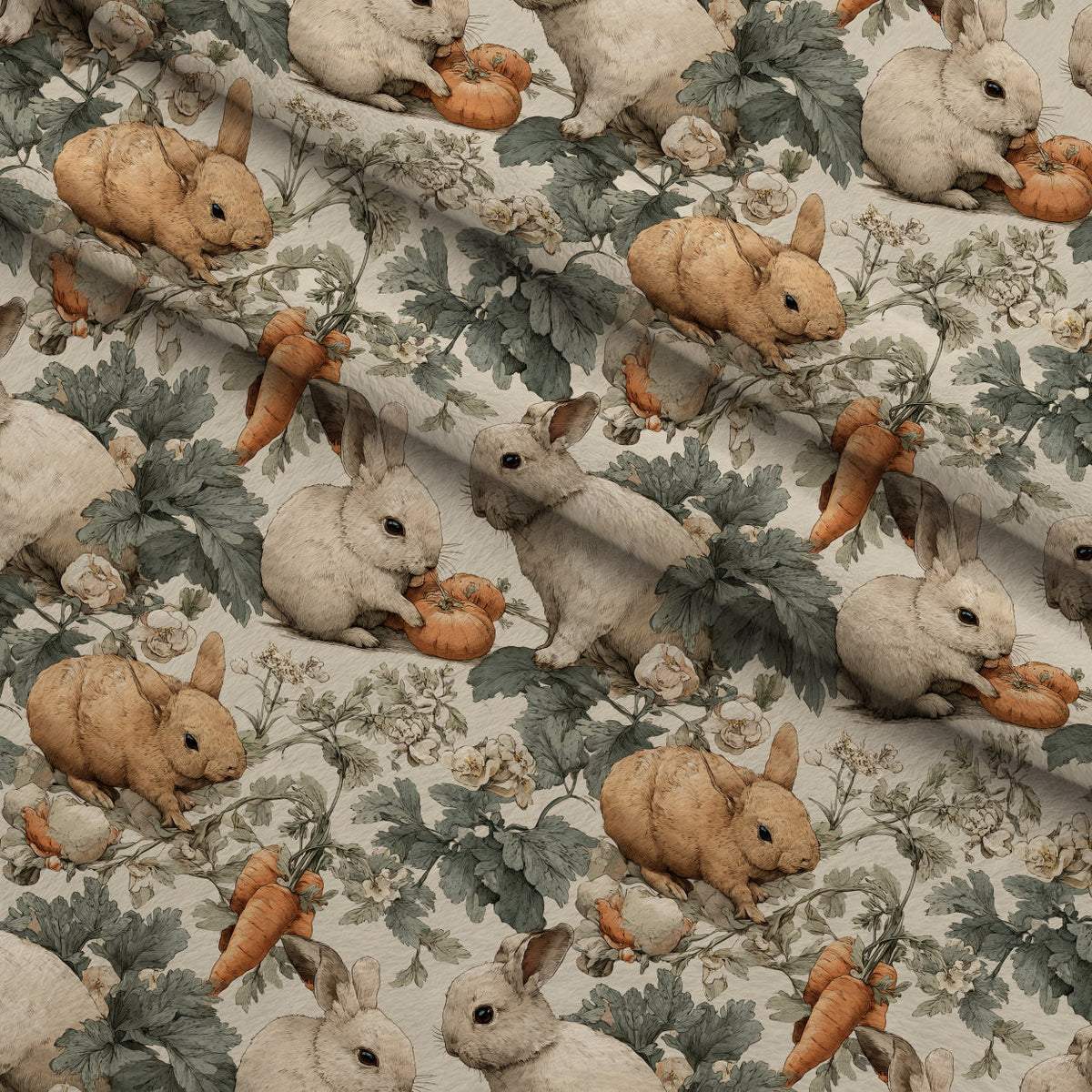 Bunny Blooms Pattern 11 Minky Fabric