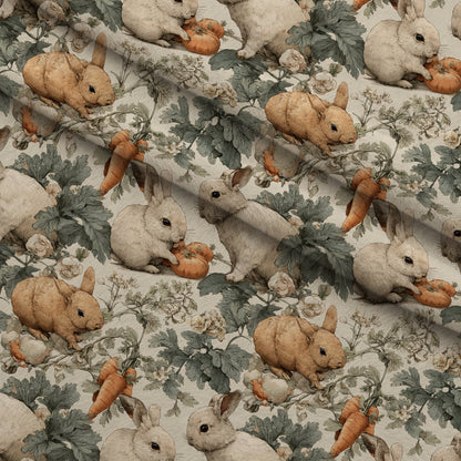 Bunny Blooms Pattern 11 Minky Fabric