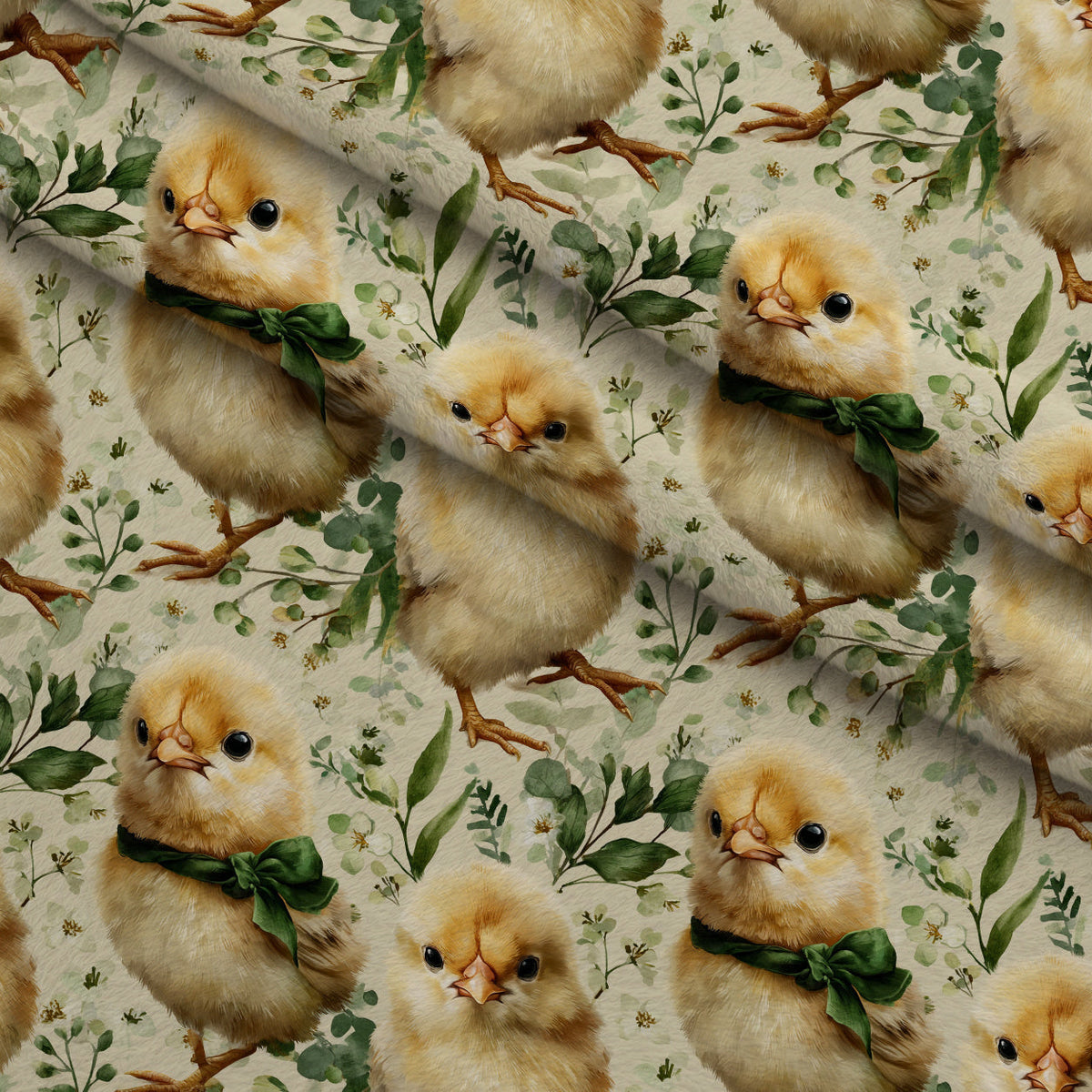 Bunny Blooms Pattern 14 Minky Fabric