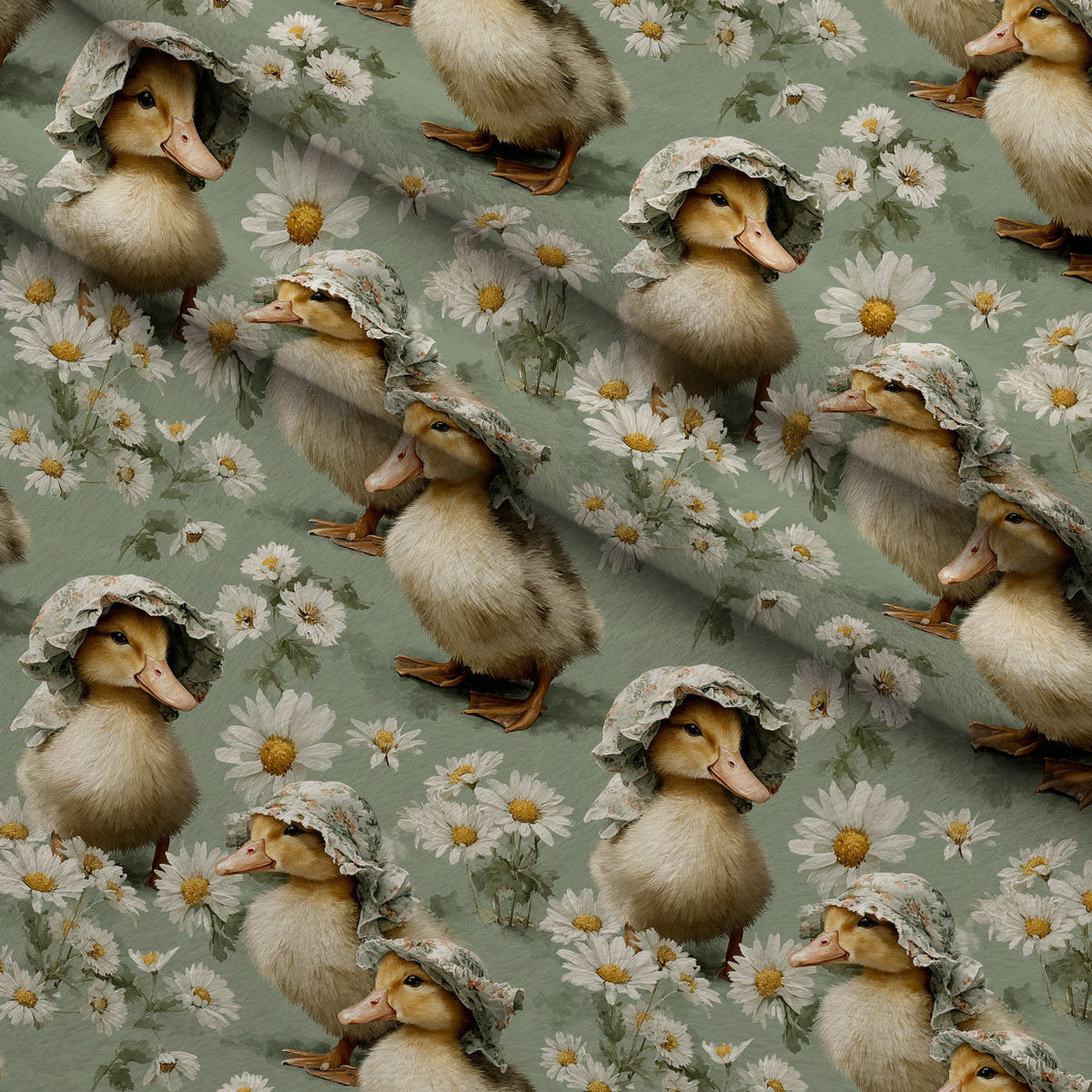Bunny Blooms Pattern 15 Minky Fabric