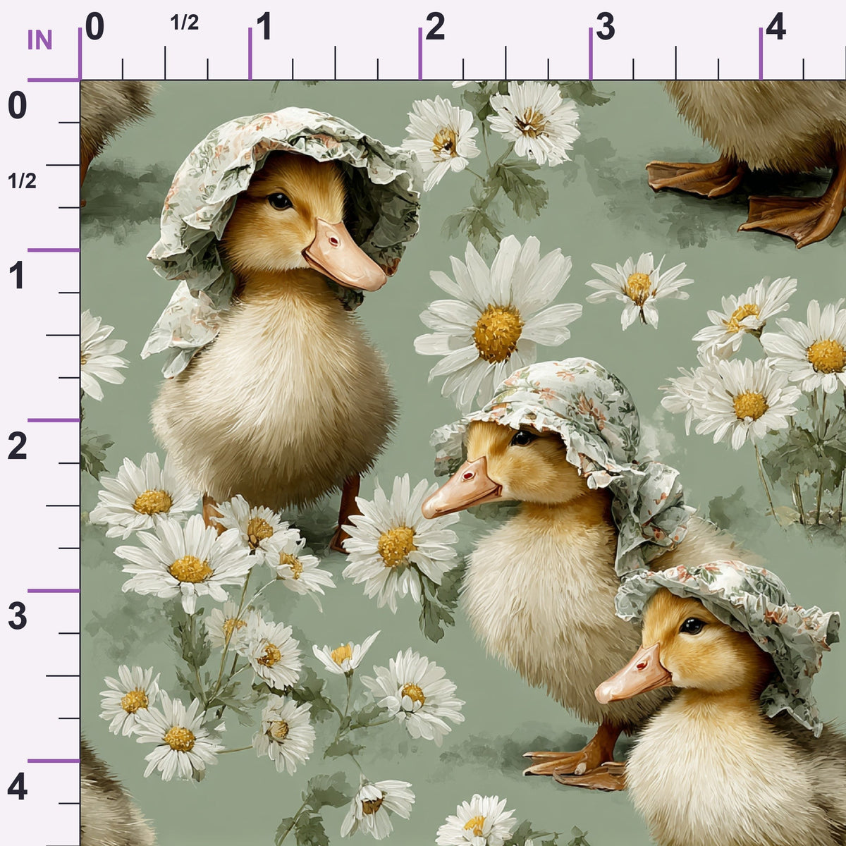 Bunny Blooms Pattern 15 Minky Fabric