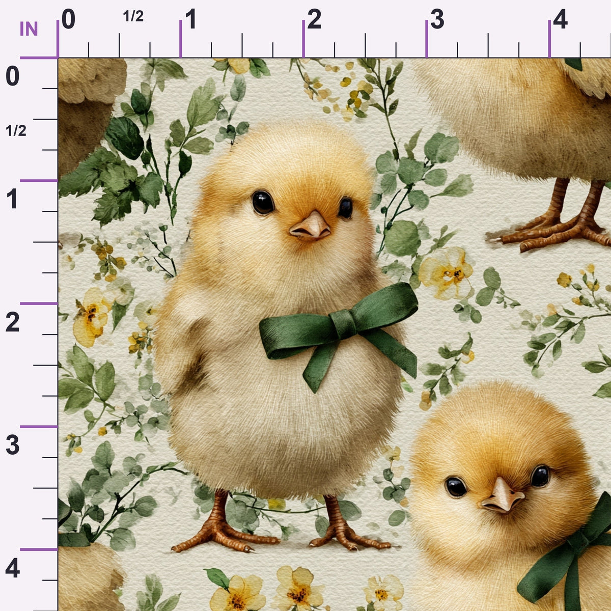 Bunny Blooms Pattern 2 Minky Fabric