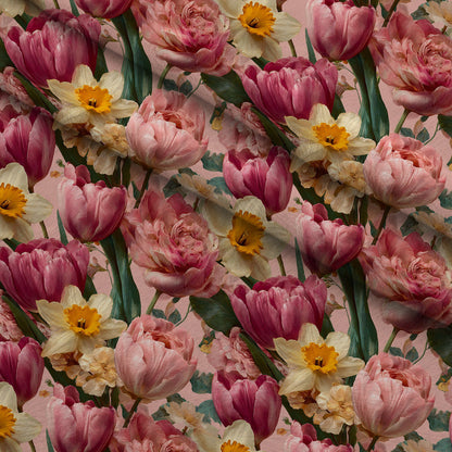 Bunny Blooms Pattern 21 Minky Fabric