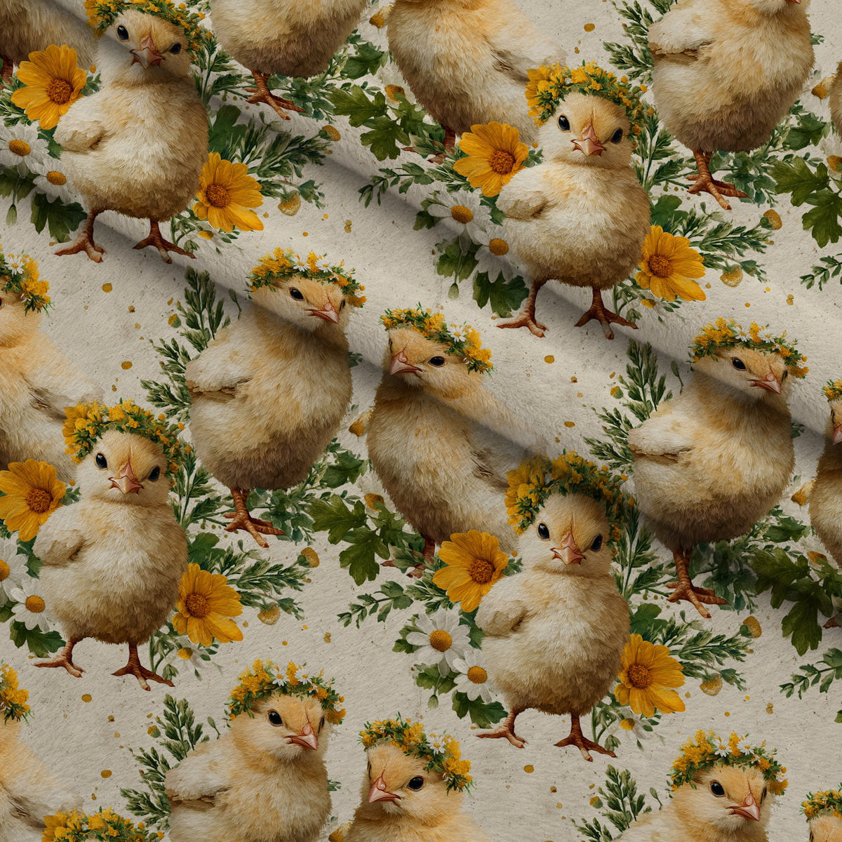 Bunny Blooms Pattern 23 Minky Fabric