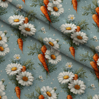 Bunny Blooms Pattern 27 Minky Fabric