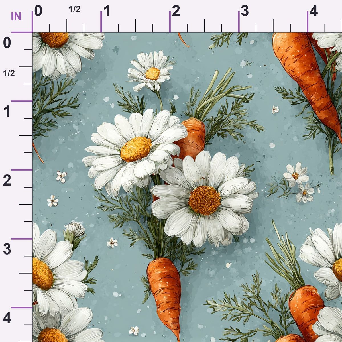 Bunny Blooms Pattern 27 Minky Fabric