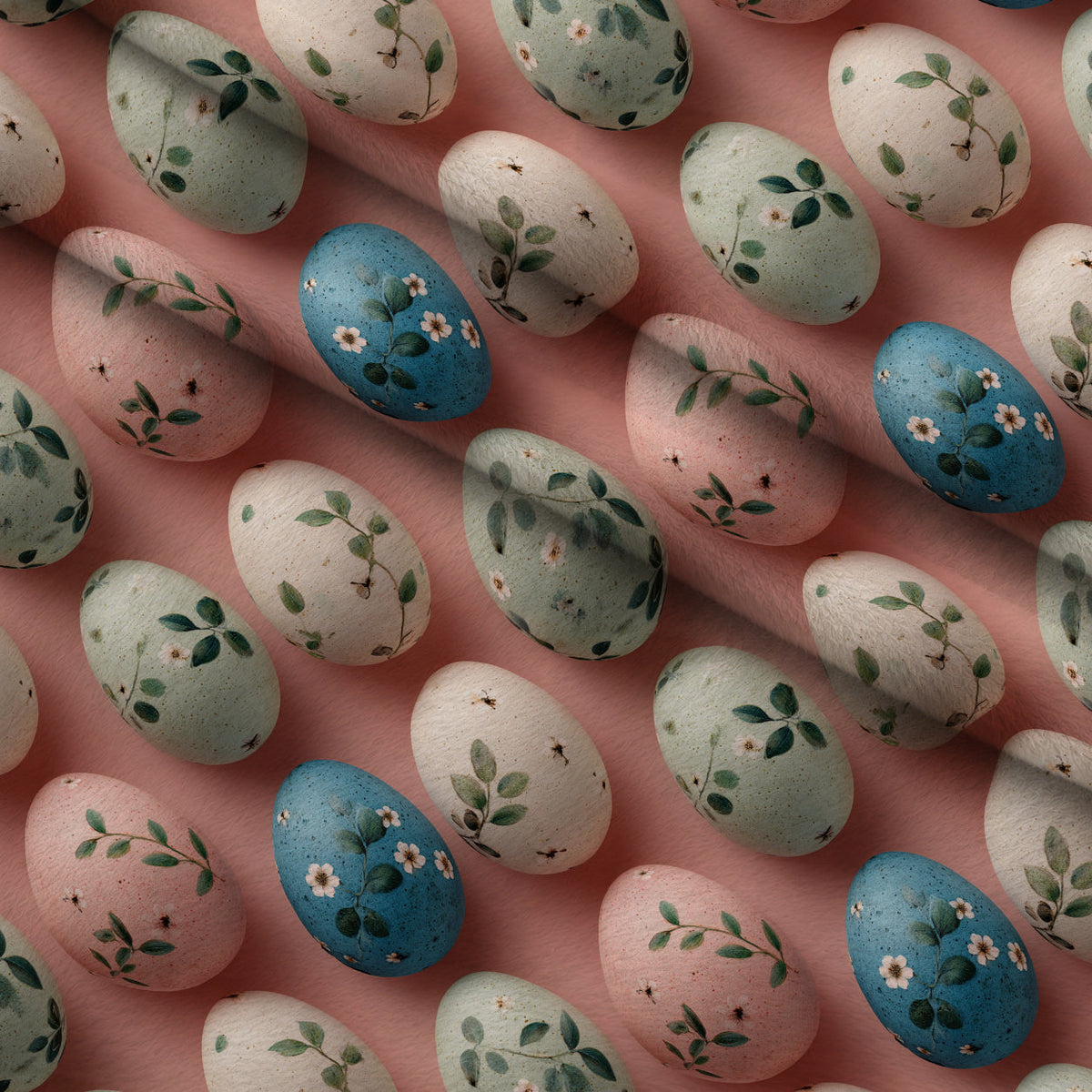 Bunny Blooms Pattern 31 Minky Fabric