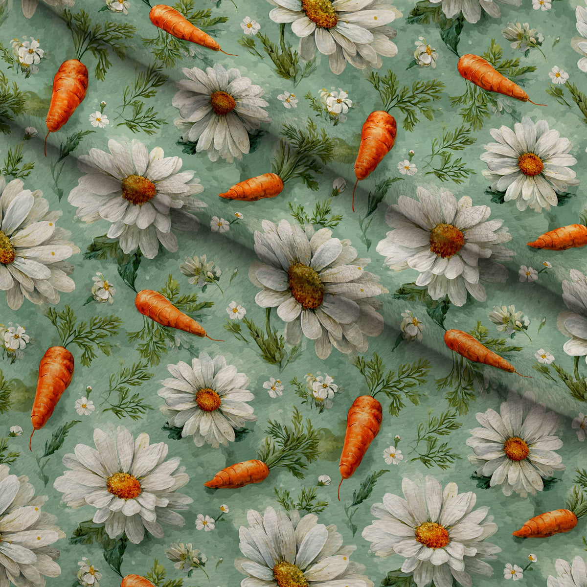 Bunny Blooms Pattern 32 Minky Fabric
