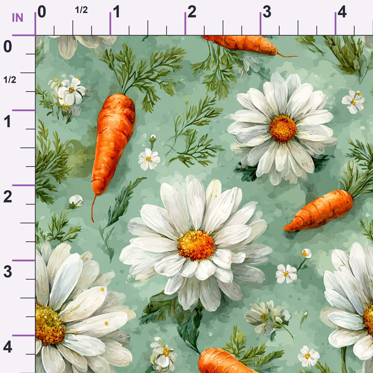 Bunny Blooms Pattern 32 Minky Fabric
