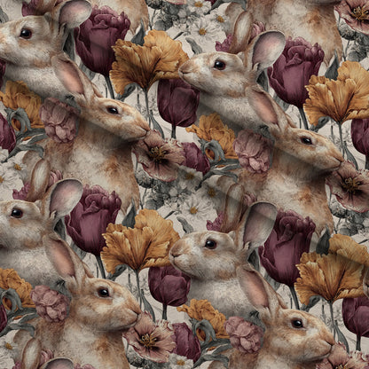 Bunny Blooms Pattern 34 Minky Fabric