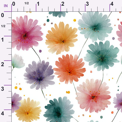Bunny Blooms Pattern 36 Minky Fabric