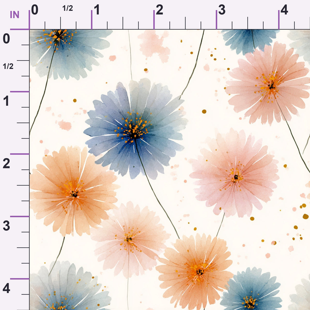 Bunny Blooms Pattern 37 Minky Fabric