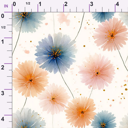 Bunny Blooms Pattern 37 Minky Fabric